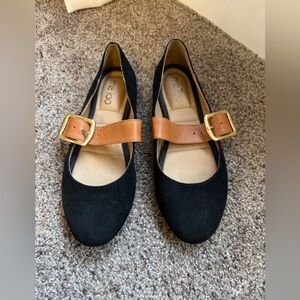 ME TOO Leather Ballet Flats